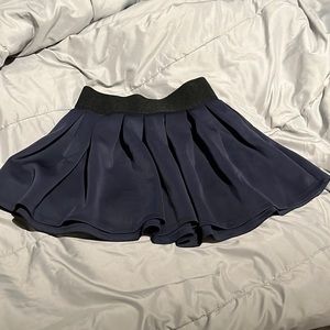 Mini Satin Skater Skirt